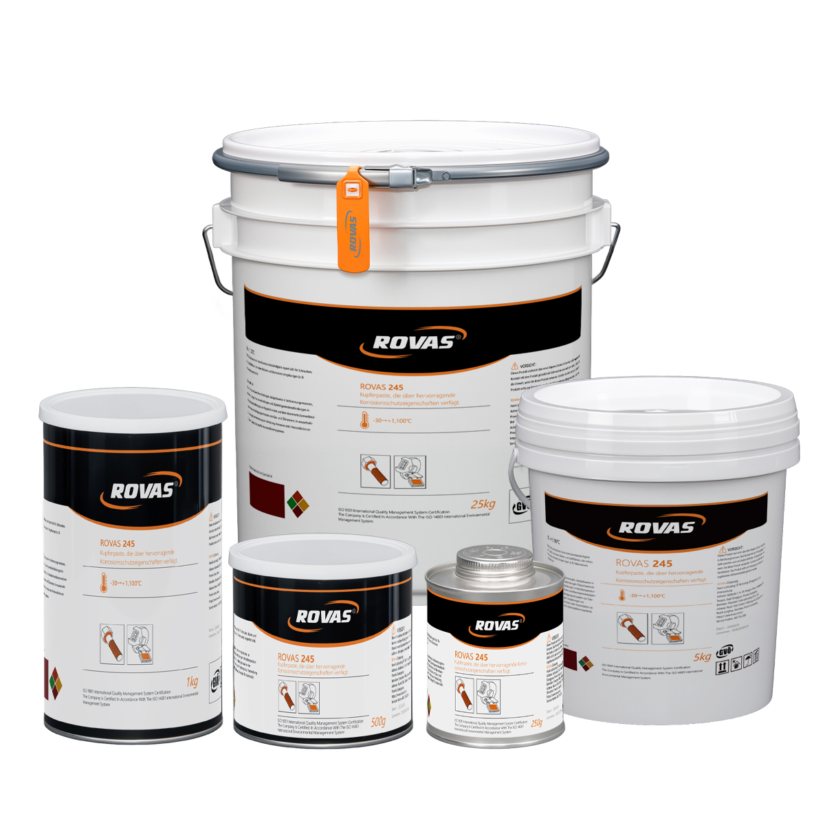 ROVAS 290 全合成复合钡高温高速轴承润滑膏